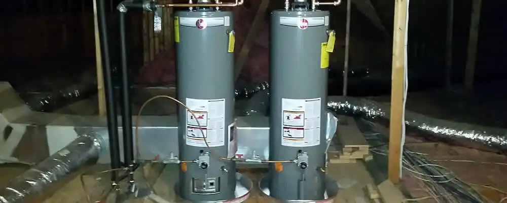 Tankless water heater installation for home hot water in Green Bay, WI